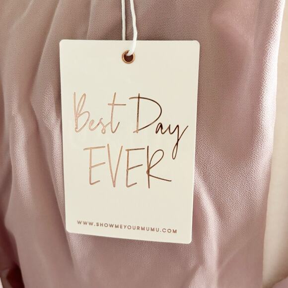 Show Me Your Mumu Emily Maxi Dress Small Pink NWT - Picture 7 of 8